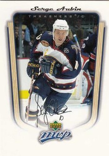 #18 Serge Aubin - Atlanta Thrashers - 2005-06 Upper Deck MVP Hockey