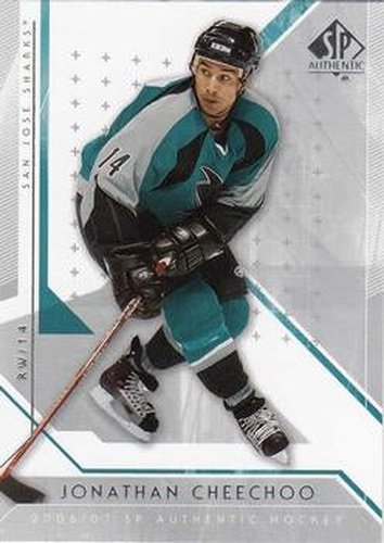 #18 Jonathan Cheechoo - San Jose Sharks - 2006-07 SP Authentic Hockey