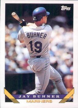 718 Jay Buhner - Seattle Mariners - 1993 Topps Baseball – Isolated