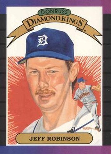 #18 Jeff Robinson - Detroit Tigers - 1989 Donruss Baseball