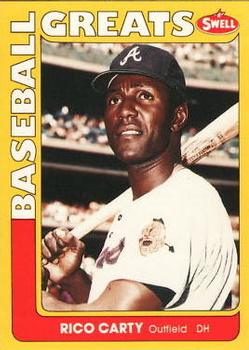 #18 Rico Carty - Atlanta Braves - 1991 Swell Baseball Greats