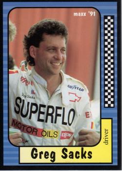 #18 Greg Sacks - Hendrick Motorsports - 1991 Maxx Racing