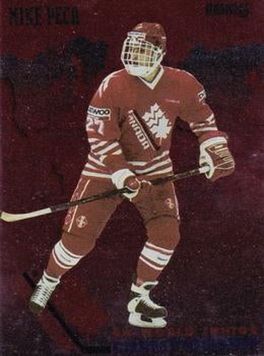 #18 Michael Peca Canada - 1993-94 Donruss Hockey - 1994 World Junior Championship Canada