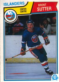 #18 Brent Sutter - New York Islanders - 1983-84 O-Pee-Chee Hockey