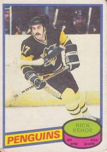 #18 Rick Kehoe - Pittsburgh Penguins - 1980-81 O-Pee-Chee Hockey