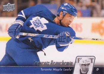 #18 Francois Beauchemin - Toronto Maple Leafs - 2010-11 Upper Deck Hockey
