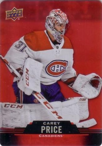 #DC-18 Carey Price - Montreal Canadiens - 2020-21 Upper Deck Tim Hortons Hockey - Red Die Cut