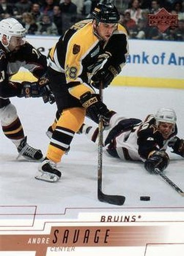 #18 Andre Savage - Boston Bruins - 2000-01 Upper Deck Hockey