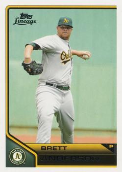 #18 Brett Anderson - Oakland Athletics - 2011 Topps Lineage Baseball