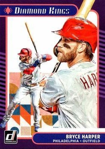 #18 Bryce Harper - Philadelphia Phillies - 2021 Donruss Baseball