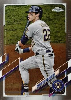 #18 Christian Yelich - Milwaukee Brewers - 2021 Topps Chrome Baseball