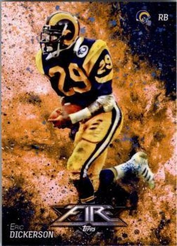 #18 Eric Dickerson - Los Angeles Rams - 2014 Topps Fire Football
