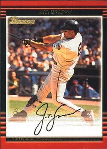 #18 J.T. Snow - San Francisco Giants - 2002 Bowman Baseball
