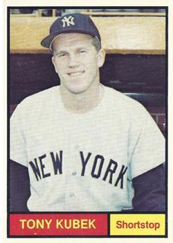 #18 Tony Kubek - New York Yankees -1982 Galasso 1961 World Champions New York Yankees Baseball