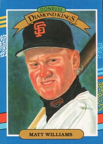 #18 Matt Williams - San Francisco Giants - 1991 Donruss Baseball