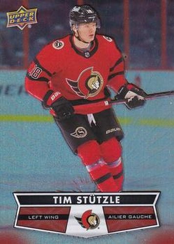 #18 Tim Stutzle - Ottawa Senators - 2021-22 Upper Deck Tim Hortons Hockey