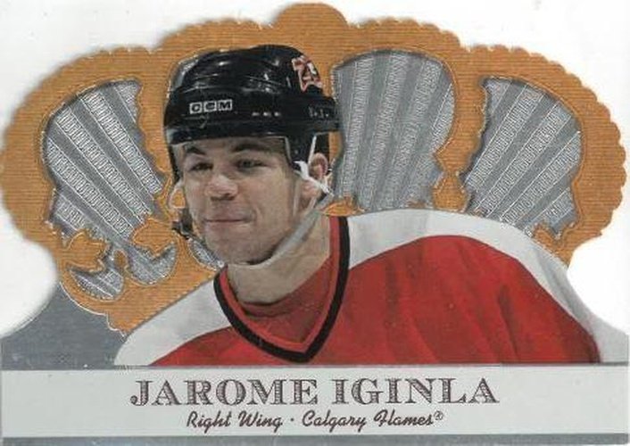 #18 Jarome Iginla - Calgary Flames - 2000-01 Pacific Crown Royale Hockey