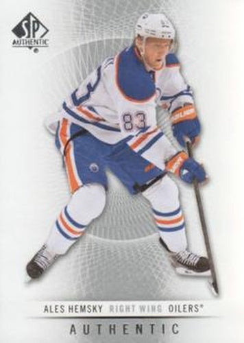 #18 Ales Hemsky - Edmonton Oilers - 2012-13 SP Authentic Hockey