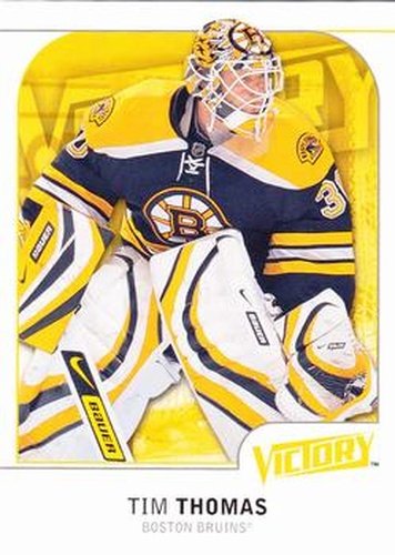 #18 Tim Thomas - Boston Bruins - 2009-10 Upper Deck Victory Hockey