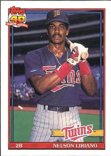 #18 Nelson Liriano - Minnesota Twins - 1991 O-Pee-Chee Baseball