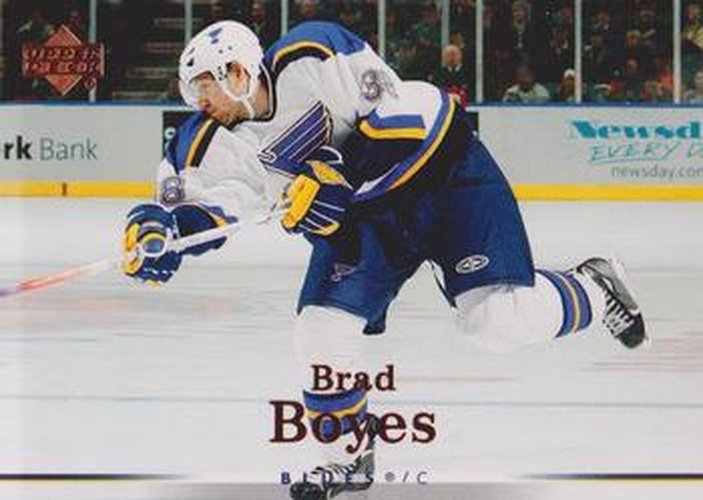 #18 Brad Boyes - St. Louis Blues - 2007-08 Upper Deck Hockey