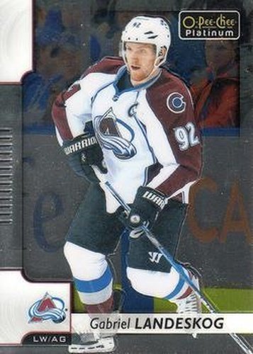 #18 Gabriel Landeskog - Colorado Avalanche - 2017-18 O-Pee-Chee Platinum Hockey