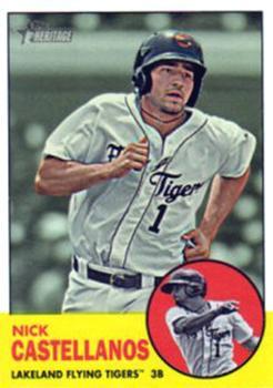 #18b Nick Castellanos - Lakeland Flying Tigers - 2012 Topps Heritage Minor League Baseball