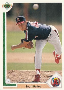 #190 Scott Bailes - California Angels - 1991 Upper Deck Baseball