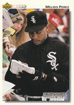 #190 Melido Perez - Chicago White Sox - 1992 Upper Deck Baseball