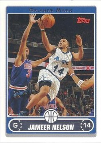 #190 Jameer Nelson - Orlando Magic - 2006-07 Topps Basketball