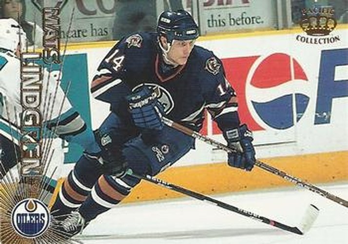 #190 Mats Lindgren - Edmonton Oilers - 1997-98 Pacific Crown Hockey