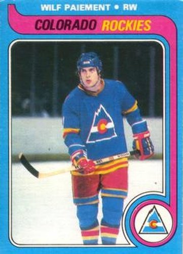 #190 Wilf Paiement - Colorado Rockies - 1979-80 O-Pee-Chee Hockey