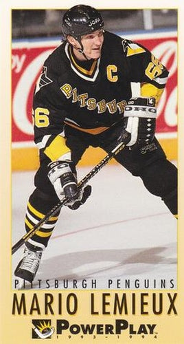 #190 Mario Lemieux - Pittsburgh Penguins - 1993-94 Fleer PowerPlay Hockey