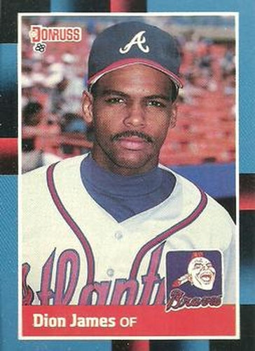 #190 Dion James - Atlanta Braves - 1988 Donruss Baseball