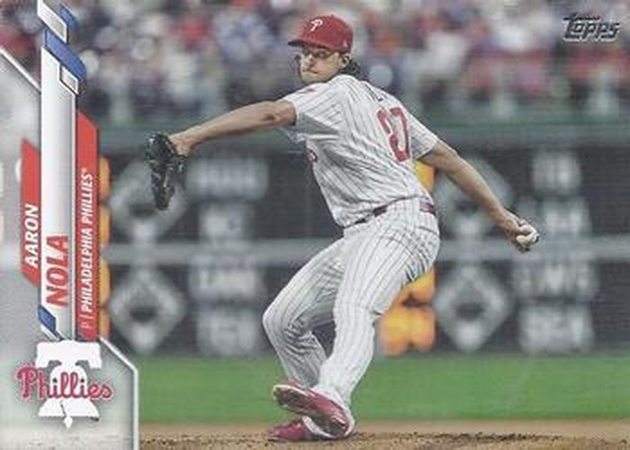 #190 Aaron Nola - Philadelphia Phillies - 2020 Topps Baseball
