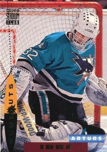 #190 Arturs Irbe - San Jose Sharks - 1994-95 Stadium Club Hockey