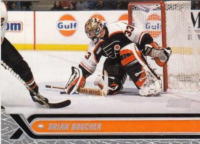 #190 Brian Boucher - Philadelphia Flyers - 2000-01 Stadium Club Hockey