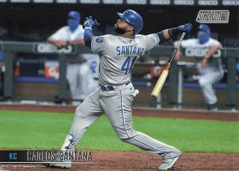 #190 Carlos Santana - Kansas City Royals - 2021 Stadium Club Baseball