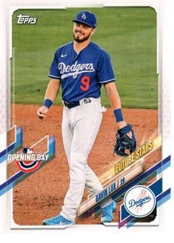 #190 Gavin Lux - Los Angeles Dodgers - 2021 Topps Opening Day Baseball