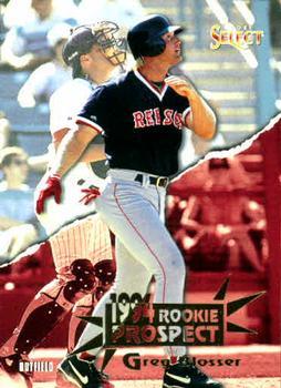 #190 Greg Blosser - Boston Red Sox - 1994 Select Baseball
