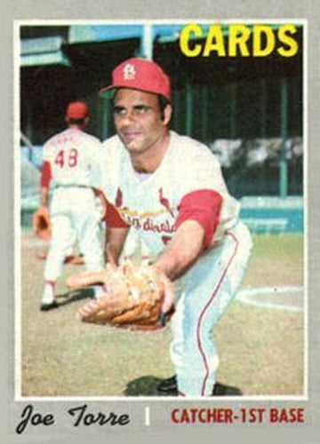 #190 Joe Torre - St. Louis Cardinals - 1970 Topps Baseball