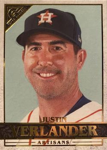 #190 Justin Verlander - Houston Astros - 2020 Topps Gallery Baseball