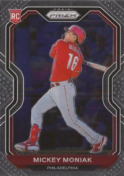 #190 Mickey Moniak - Philadelphia Phillies - 2021 Panini Prizm Baseball