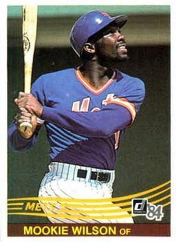 #190 Mookie Wilson - New York Mets - 1984 Donruss Baseball