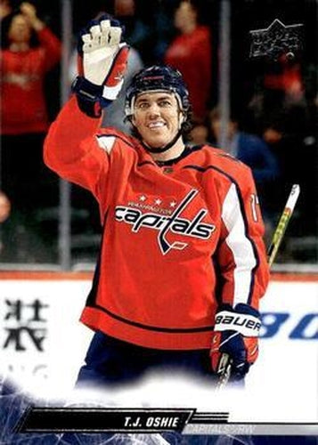 #190 T.J. Oshie - Washington Capitals - 2022-23 Upper Deck Hockey