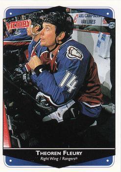 #190 Theoren Fleury - New York Rangers - 1999-00 Upper Deck Victory Hockey
