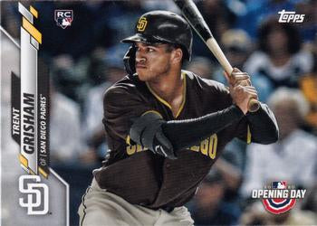 #190 Trent Grisham - San Diego Padres - 2020 Topps Opening Day Baseball