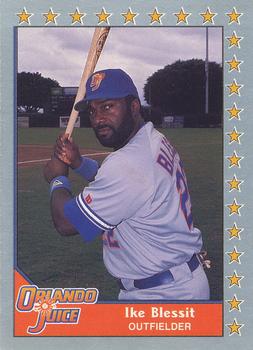 #190 Ike Blessitt - Orlando Juice - 1990 Pacific Senior League Baseball