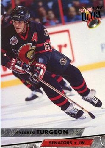 #190 Sylvain Turgeon - Ottawa Senators - 1993-94 Ultra Hockey
