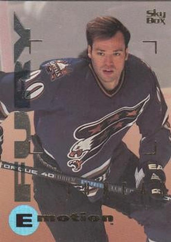 #190 Joe Juneau - Washington Capitals - 1995-96 SkyBox E-Motion Hockey